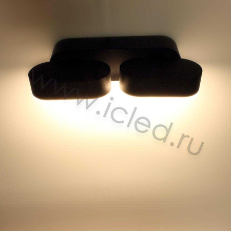 Светодиодный светильник настенный 1682 UC201 (220V, 2х6W, warm white)