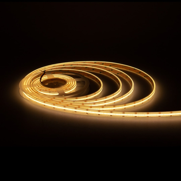 Светодиодная лента COB, 608 chip/m, CCT, 24V, 14W/m, CRI>90, IP68, R22