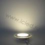 Светодиодный светильник встраиваемый IC-RS D160  (12W, Warm White)