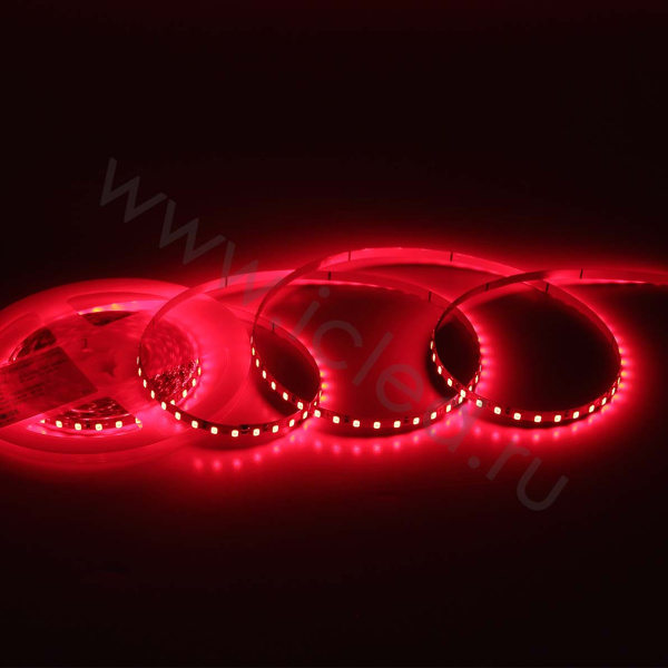 Светодиодная лента Standart Pro class, 2835, 120 led/m, 5mm, без скотча, red, 24V, IP20, SL2