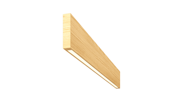 Светильник из массива (ясень белый)