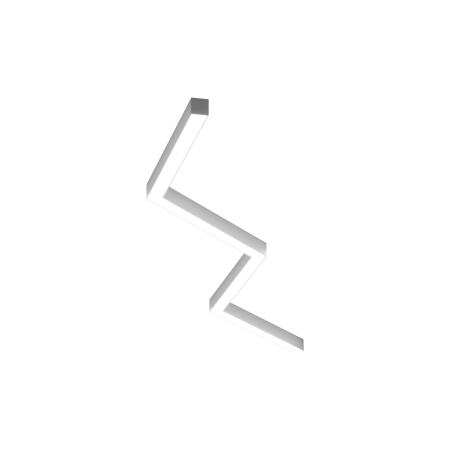 Светильник ЗигЗаг S50 (RAL9003 4x651mm-135 LT70 — 4K 54W)