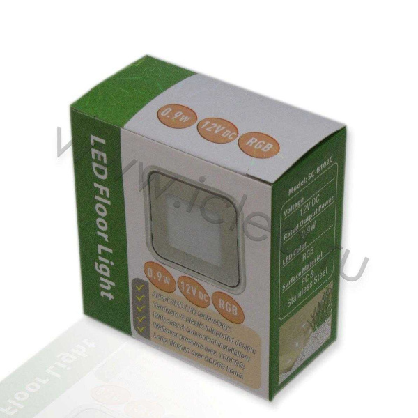 Светодиодный светильник точечный SST IP67 (0,9W, 12V, RGB).