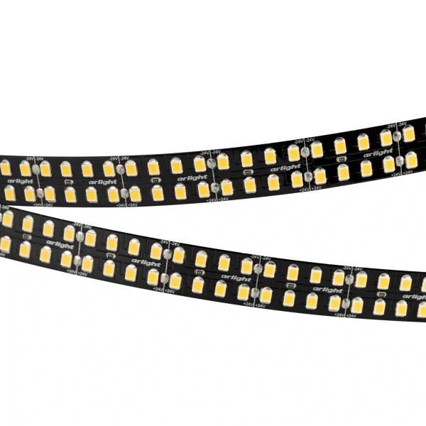 Светодиодная Лента RT-A320-BLACK-15mm 24V Day4000 (24 W/m, IP20, 2835, 5m) (Arlight, высок.эфф.150 лм/Вт)