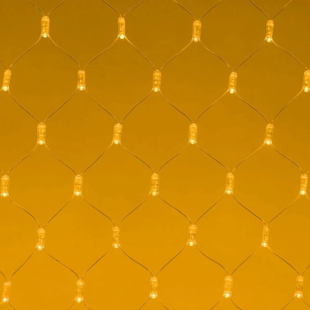 Светодиодная гирлянда ARD-NETLIGHT-CLASSIC-2000x1500-CLEAR-288LED Yellow (230V, 18W) (Ardecoled, IP65)