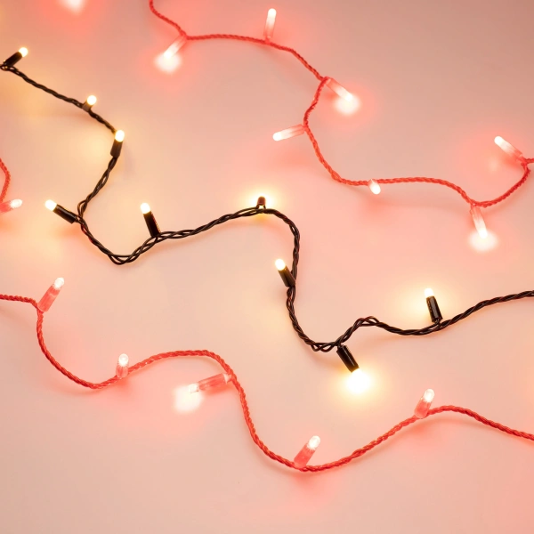 Светодиодная гирлянда ARD-STRING-CLASSIC-10000-BLACK-100LED-MILK-STD Warm (230V, 7W) (Ardecoled, IP65)