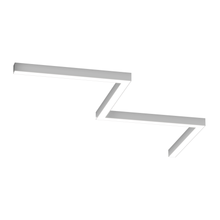 Светильник ЗигЗаг S50 (RAL9003 4x651mm-135 LT70 — 4K 54W)