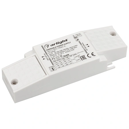 Блок питания ARJ-7-PFC-TRIAC-A (7W, 350-500mA) (Arlight, IP20 Пластик, 5 лет)