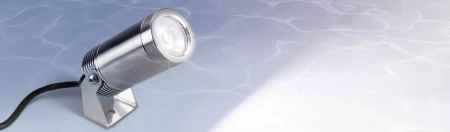 Светильник KT-WATER-R44-8W Warm3000 (SL, 24 deg, 12V) (Arlight, IP68 Металл, 3 года)