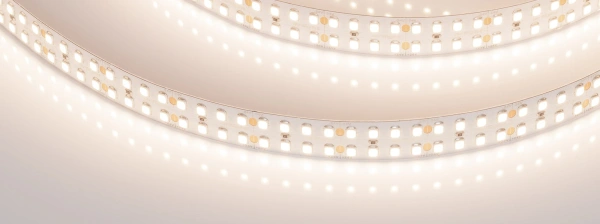 Светодиодная Лента RT-A320-15mm 24V Warm3500 (24 W/m, IP20, 2835, 5m) (Arlight, высок.эфф.150 лм/Вт)