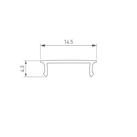 Экран SL-W15-3000 OPAL (Arlight, Пластик)