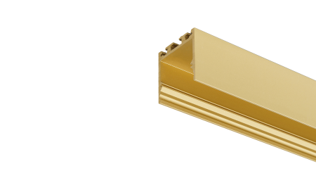 Алюминиевый профиль Design LED LS3535, 2500 мм, золотой анодированный LS.3535-G-R