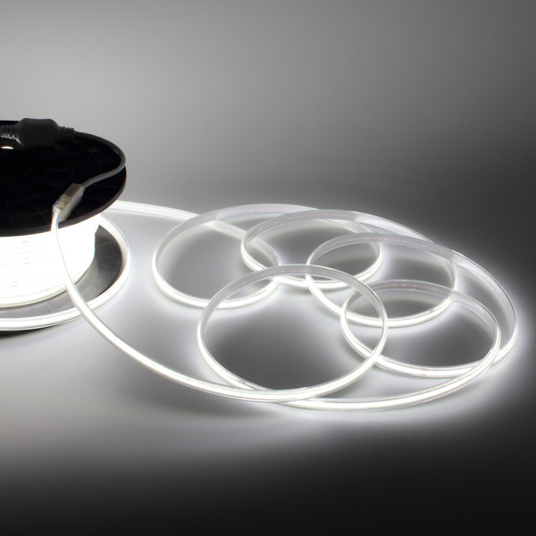 Светодиодная лента COB 480 chip/m, 220V, 12W/m, white, IP68, 480W