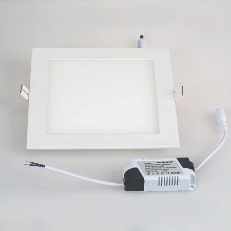 Светильник DL-192x192M-18W Day White (Arlight, IP40 Металл, 3 года)