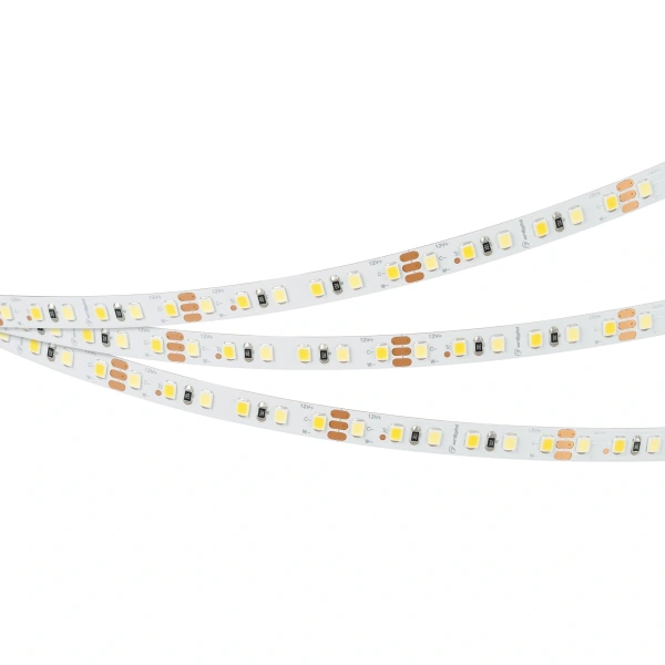 Светодиодная Лента RT-A120-8mm 12V White-MIX (9.6 W/m, IP20, 2835, 5m) (Arlight, Изменяемая ЦТ)