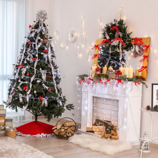 Светодиодная гирлянда ARD-STRING-HOME-5000-CLEAR-50LED-FLASH WHITE (230V, 3.5W) (Ardecoled, IP20)