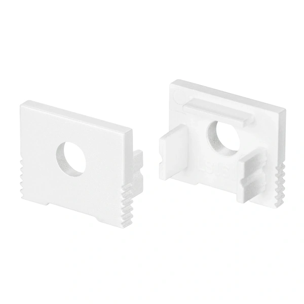 Заглушка SL-SLIM-H13M WHITE с отверстием (Arlight, Пластик)