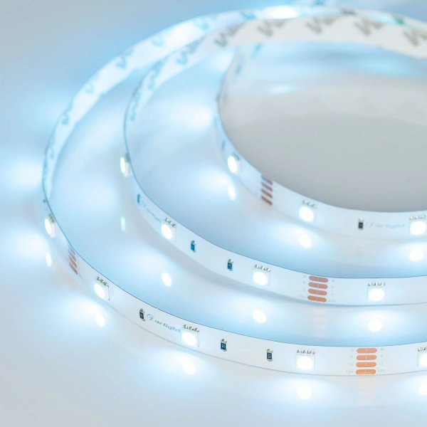 Светодиодная Лента RT-B30-10mm 12V RGB (7.2 W/m, IP20, 5060, 5m) (Arlight, Открытый)