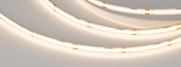 Светодиодная Лента COB-X480-8mm 24V Warm3500 (8 W/m, IP20, CSP, 5m) (Arlight, -)