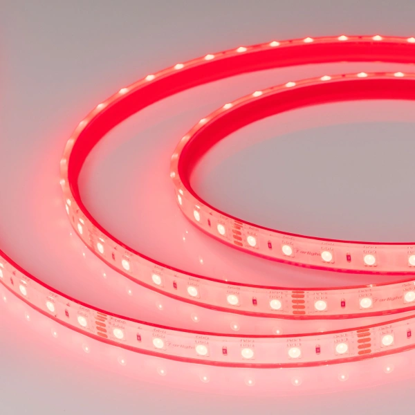 Светодиодная Лента герметичная RTW-PFS-B60-13mm 24V RGB (14.4 W/m, IP68, 5060, 5m) (Arlight, 14.4 Вт/м, IP68)