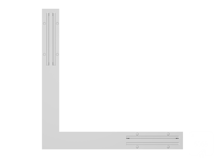 Угловой соединительный коннектор питания 6063 TrackLine
