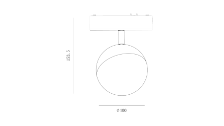Светильник трековый SLIM