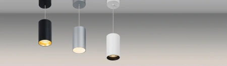 Светильник подвесной SP-POLO-R85-2-15W Warm White 40deg (Black, White Ring) (Arlight, IP20 Металл, 3 года)