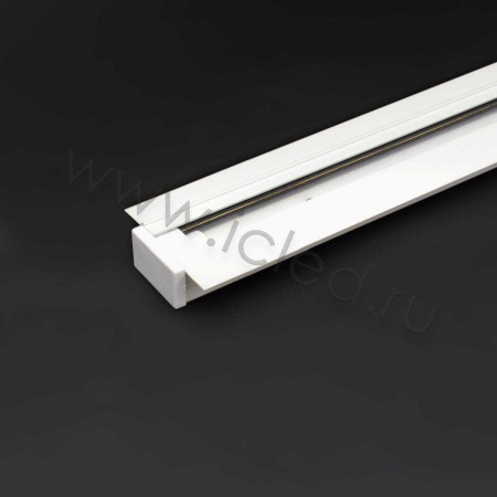 Трек для спотов встраиваемый 2L 2м NX46 (однофазный, 2 провода, белый)