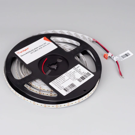 Светодиодная Лента MICROLED-M300-10mm 24V White6000 (21.6 W/m, IP20, 2216, 5m) (Arlight, Открытый)
