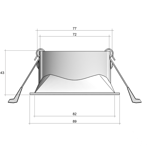 Светильник POINT-S Twist (RAL9003 — GU10)