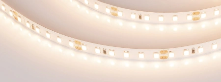 Светодиодная лента Лента RT-A120-8mm 24V Warm3000 CRI98 (9.6 W/m, IP20, 2835, 5m) (Arlight, Открытый)