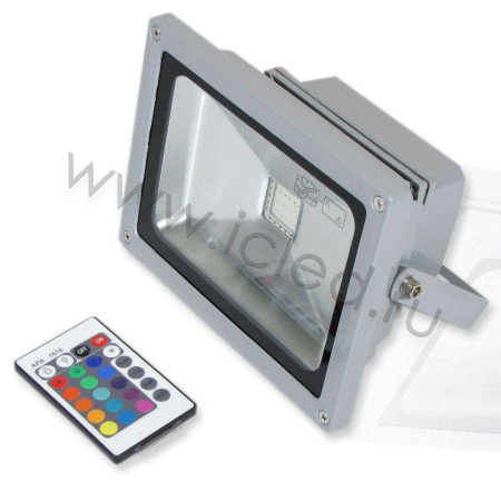 Светодиодный прожектор Standart (20W, 220V, RGB)