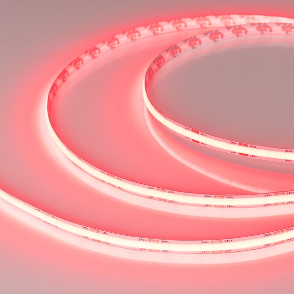 Светодиодная Лента COB-X544-8mm 24V Red (11.5 W/m, IP20, CSP, 5m) (Arlight, 11.5 Вт/м, IP20)