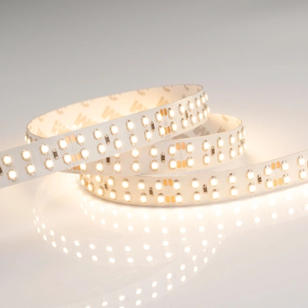 Светодиодная Лента RT 2-5000 24V Warm3000 2x2 (3528, 1200 LED, LUX) (Arlight, 19.2 Вт/м, IP20)