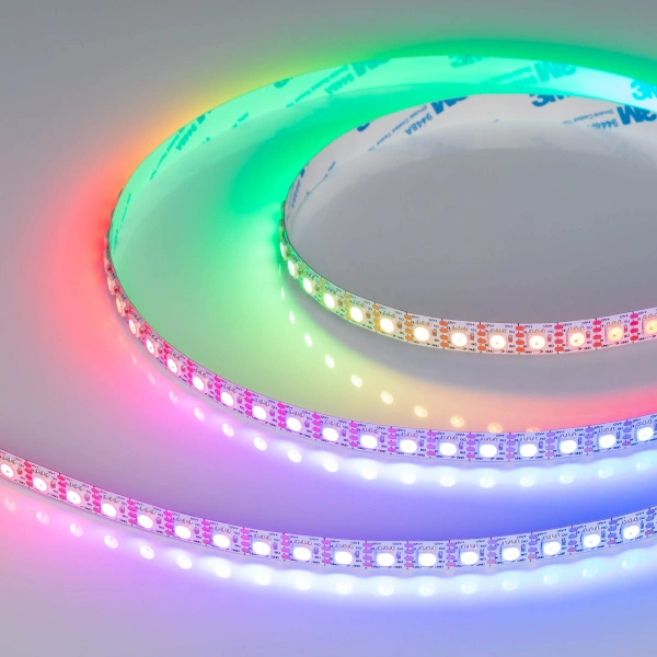 Светодиодная Лента SPI-B96-10mm 12V RGB-PX1-BPT (13 W/m, IP20, 5060, 5m) (Arlight, Открытый)