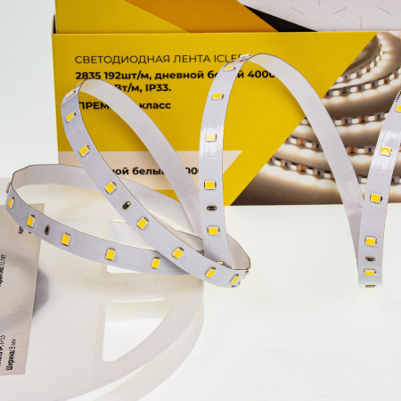 Светодиодная лента Class Premium, 2835, 64 led/m, day white, 24V, IP33, RN02