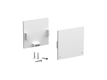 Заглушки для профиля LINE 3535 Silver