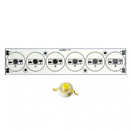 Плата 156x34-6E 2R-2G-2B Emitter (6x, 000-11)