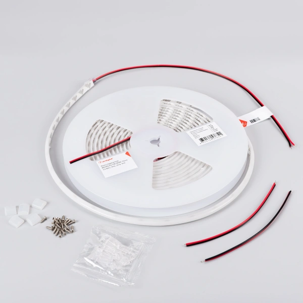 Светодиодная Лента герметичная MICROLED-PW-M288-10mm 24V Day4000 (12 W/m, IP66, 2216, 5m) (Arlight, 5 лет)