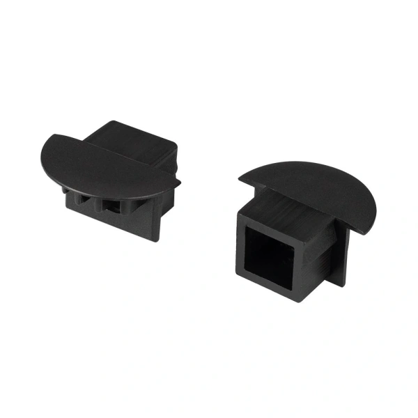 Заглушка для PDS-F черная с отверстием (Arlight, Пластик)