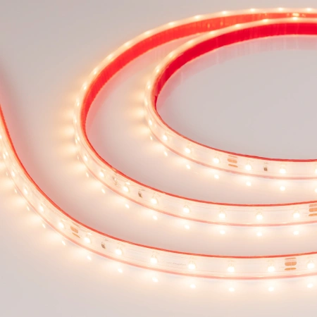 Светодиодная Лента герметичная RTW-PS-A60-10mm 24V Warm3000 (4.8 W/m, IP67, 2835, 50m) (Arlight, 4.8 Вт/м, IP67)
