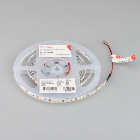 Светодиодная Лента NT-A120-8mm 12V Warm3000 (9.6 W/m, IP20, 3528, 5m) (Arlight, 9.6 Вт/м, IP20)