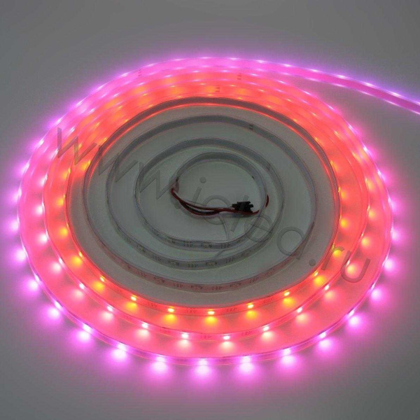 Светодиодная лента LUX class, 5050, 30 led/m, V70, RGB-SPI, WS2811A controlled, 5V, IP33