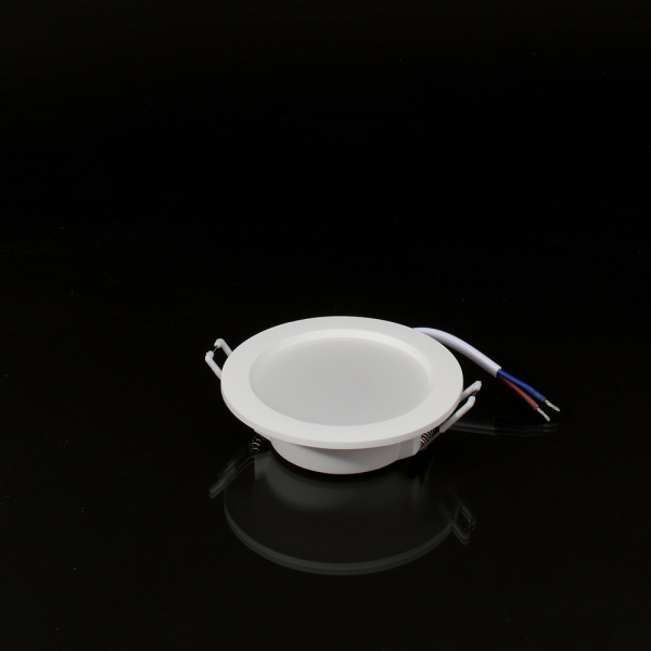 Светодиодный светильник  OM1 (220V, 4W, round D92mm, white)