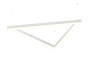 Светильник Треугольник S50 (RAL9003 3x623 LT70 — 4K 39W)