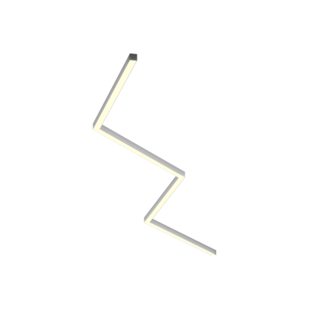 Светильник ЗигЗаг S50 (RAL9003 4x651mm-135 LT70 — 4K 54W)