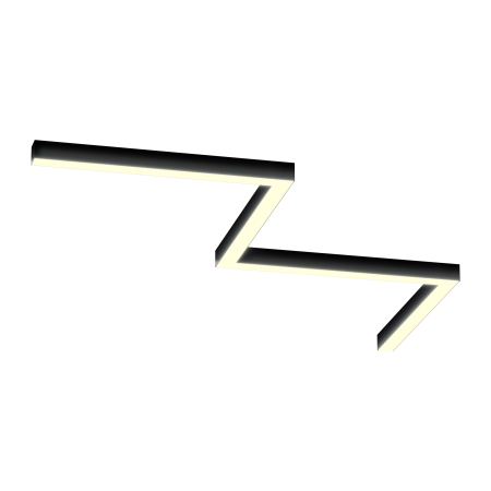 Светильник ЗигЗаг S50 (RAL9003 4x651mm-135 LT70 — 4K 54W)