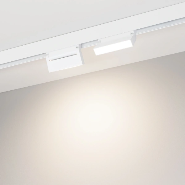 Светильник MAG-ORIENT-FLAT-FOLD-S195-6W Day4000 (WH, 80 deg, 48V, DALI) (Arlight, IP20 Металл, 5 лет)