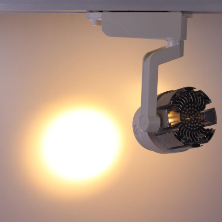 Светодиодный светильник трековый JH-GD002 2L PX58 (20W, 220V, 15-60deg, warm white)