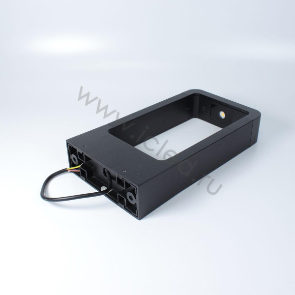 Уличный светильник столбик JH-BD-B16 DHL35 (220V, 7W, черный корпус, 300mm, IP65, warm white)